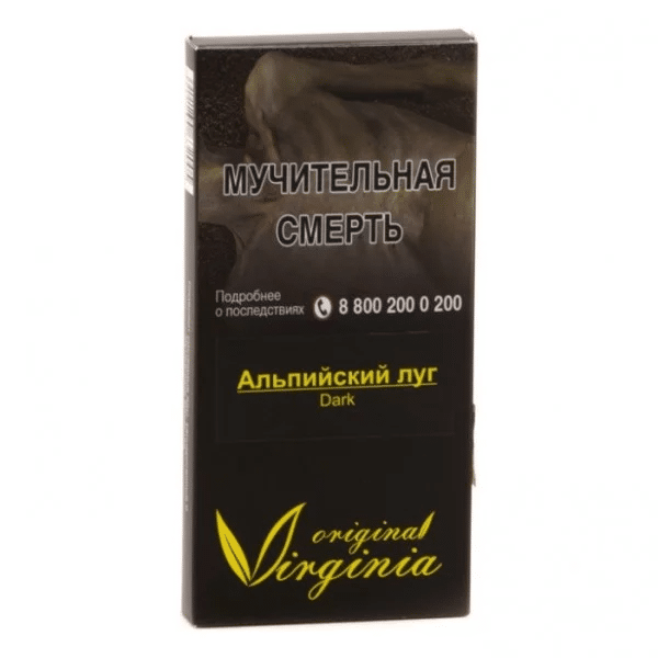 Original virginia 50гр (альпийский луг) dark табак для кальяна