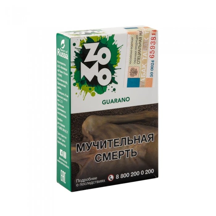 "Зомо" (Гуарано), 50 г табак для кальяна