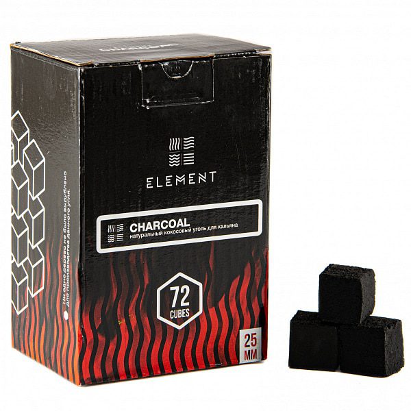 Element 25мм/72шт уголь для кальяна