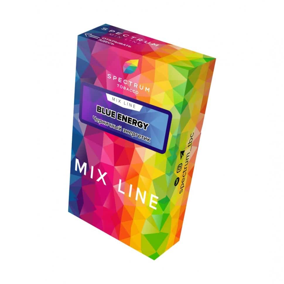 Spectrum 40гр (blue energy) табак для кальяна