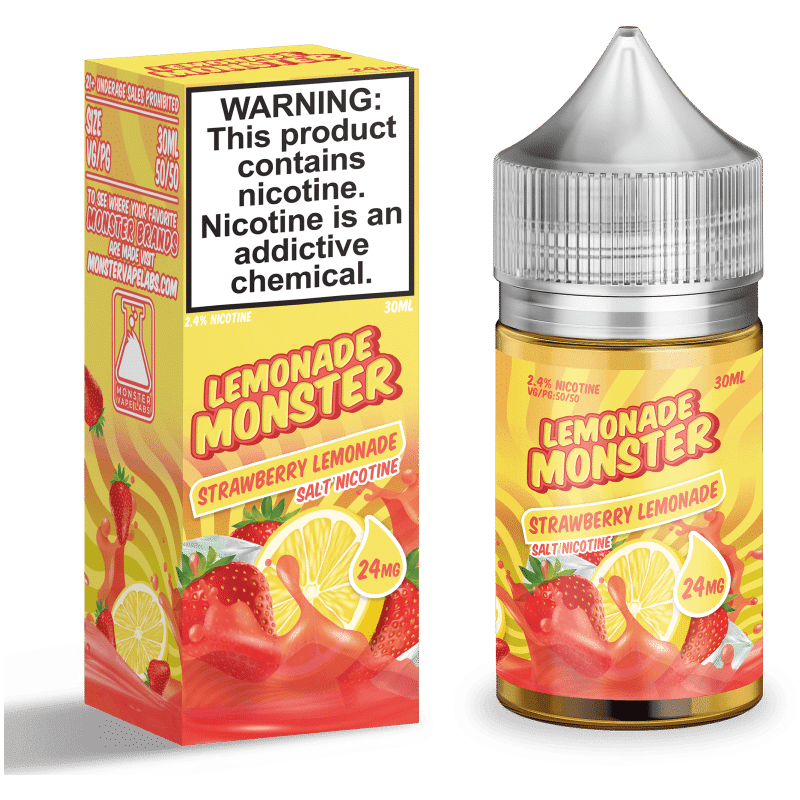 Жидкость Lemonade monster salt 30мл (strawberry)
