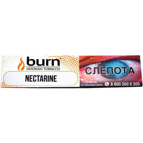 Burn 25гр (nectarine) табак для кальяна