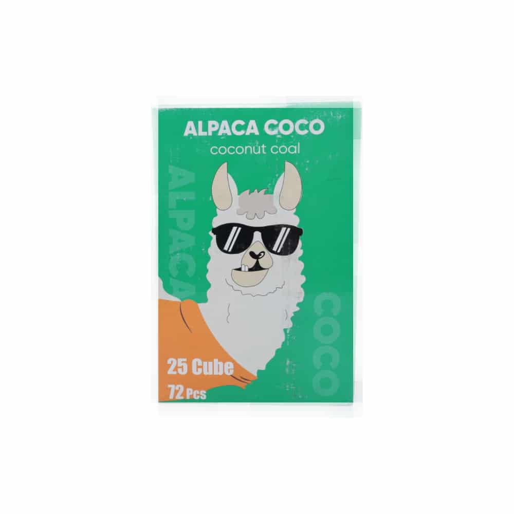 Alpaca 25мм/72шт уголь для кальяна
