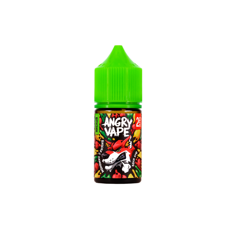 Angry Vape Sour salt (вишня/лимон) 20 hard M