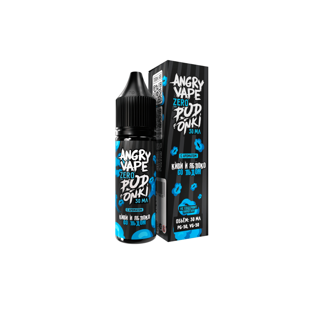 Angry Vape x Podonki (киви/яблоко/лед) 0mg M