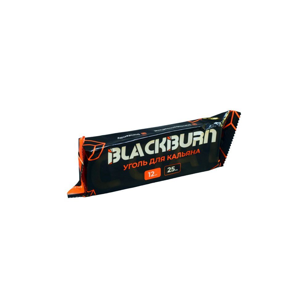 Black Burn 25мм/12шт уголь для кальяна