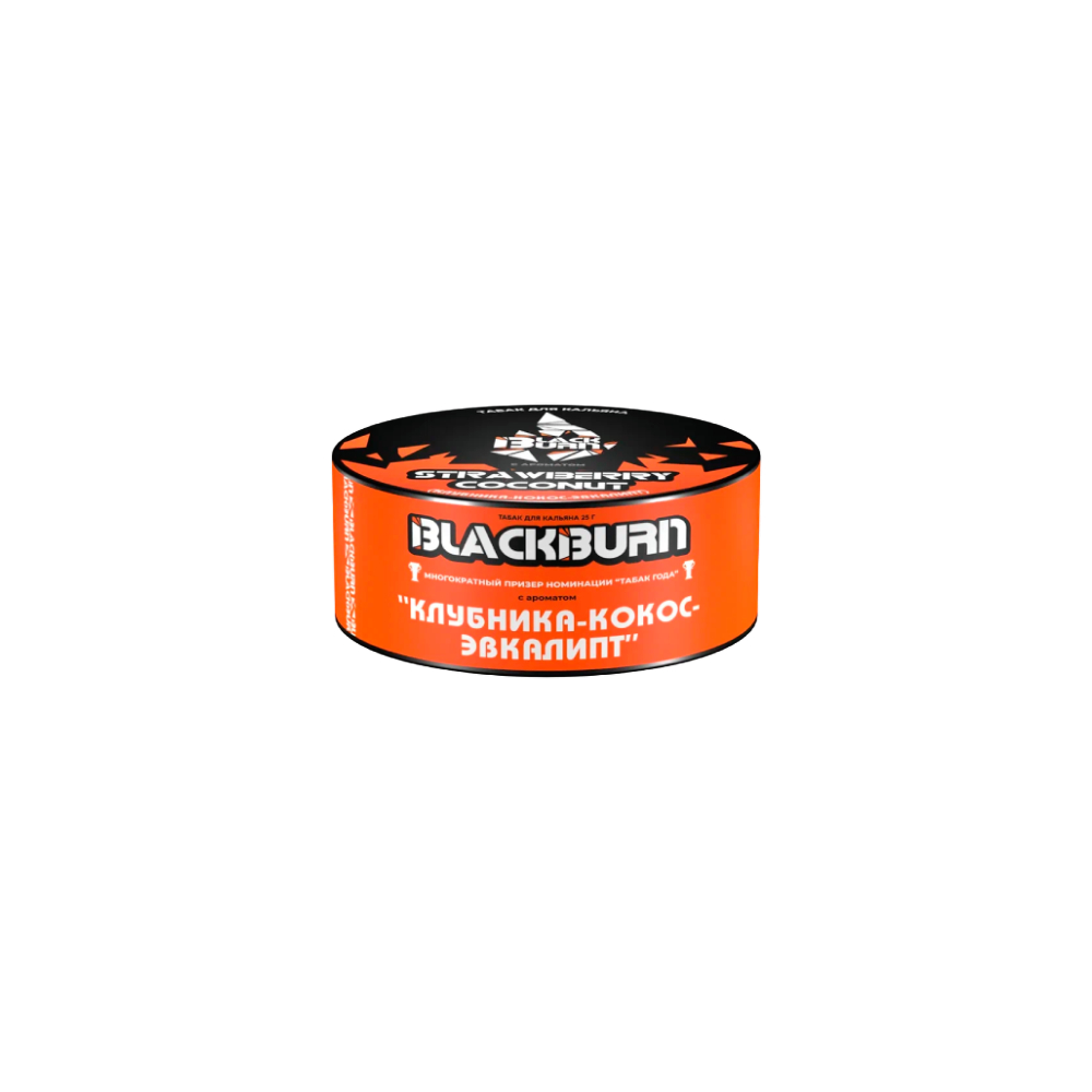 Black burn 25гр (клубника/кокос/эвкалипт) табак для кальяна