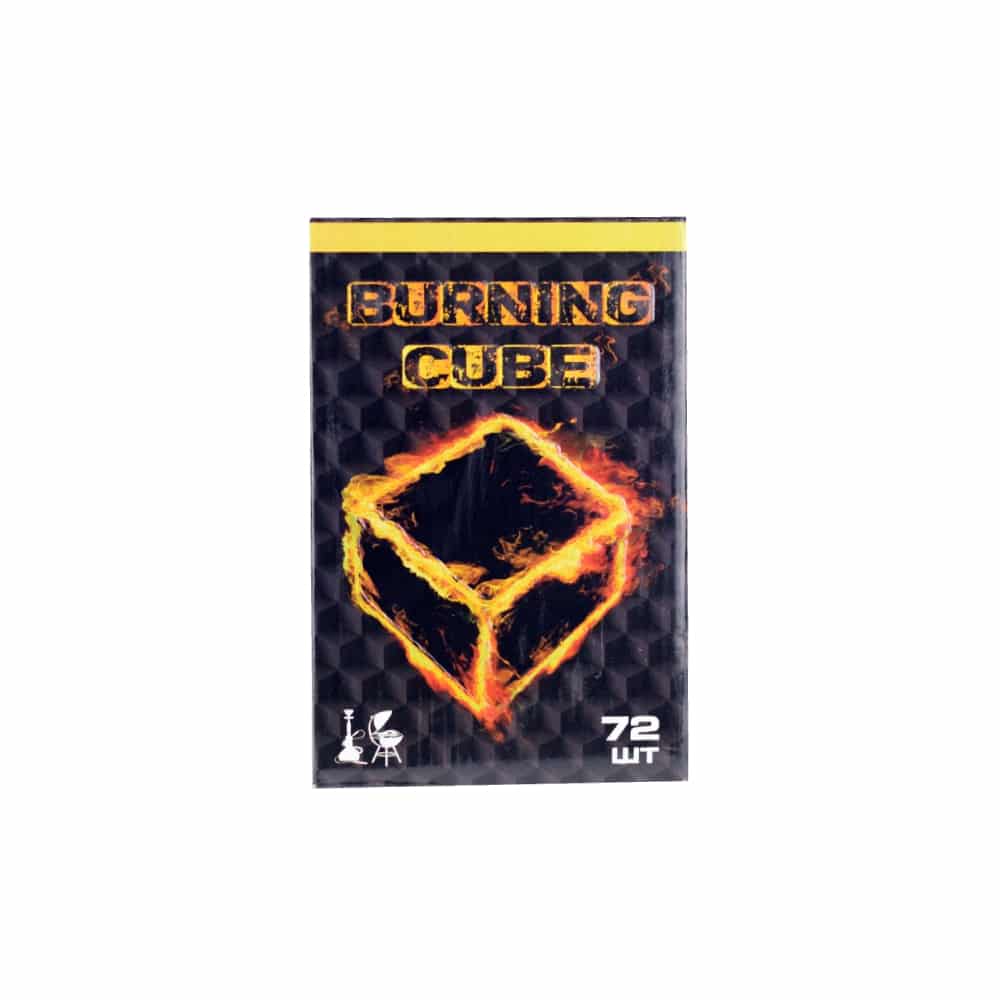 Burning cube 25мм/72шт уголь для кальяна