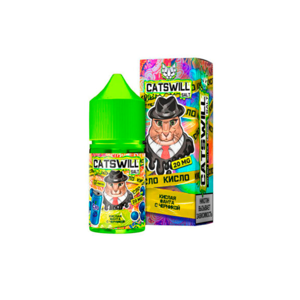 Catswill Sour salt (фанта/черника) 20mg M