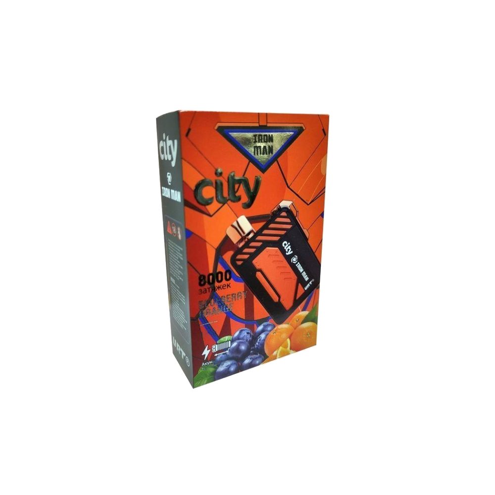 City Iron Man (blueberry/orange) M