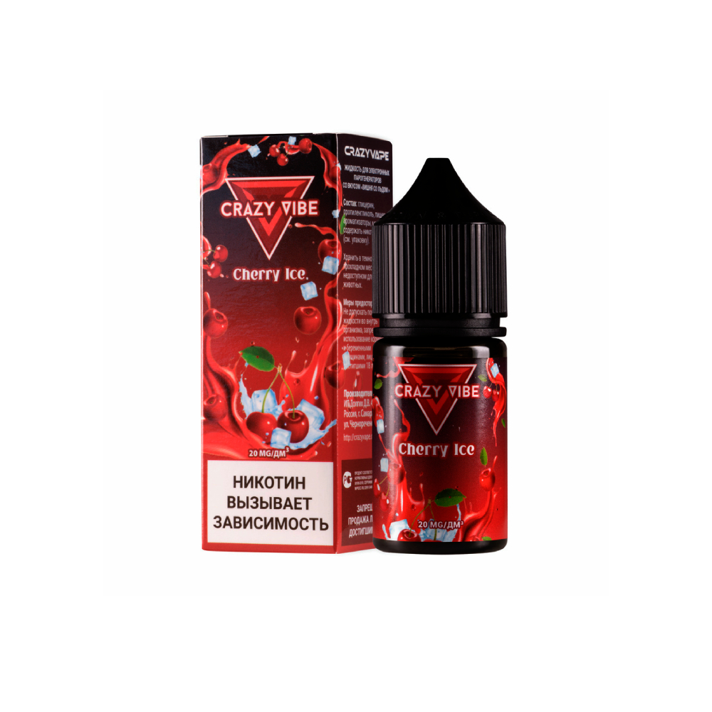 Crazy Vibe salt (cherry ice) 20mg M