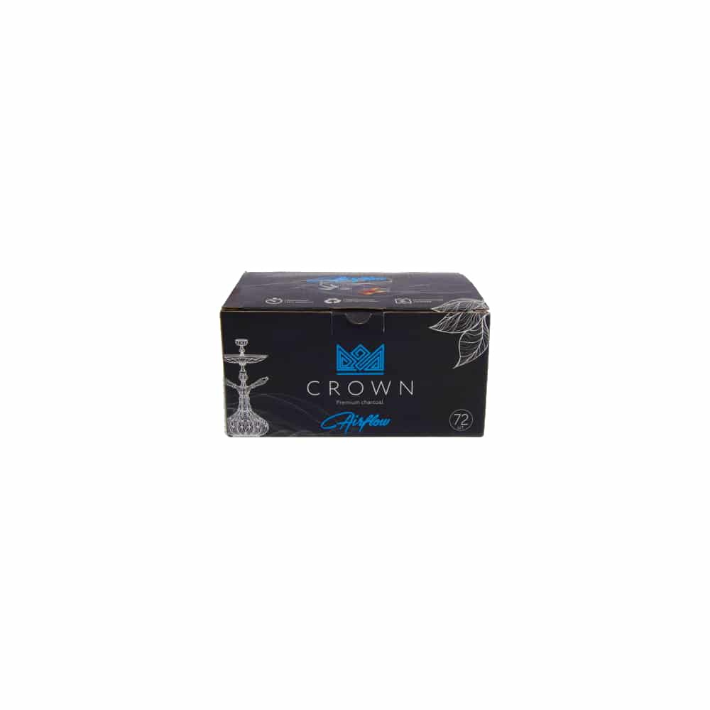 Crown Airflow 25мм/72шт уголь для кальяна