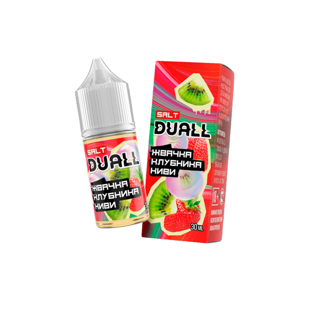DUALL salt (жвачка/клубника/киви) 20mg M