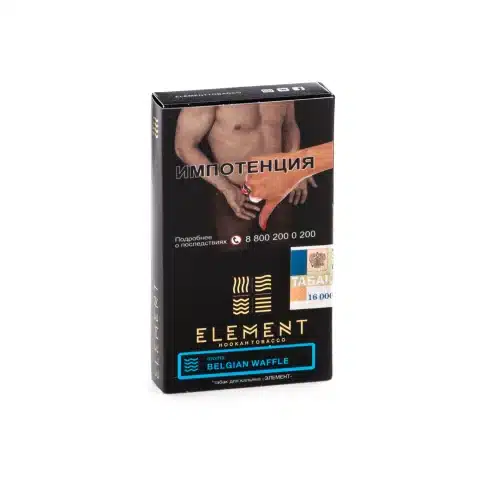 Element Water 40гр (belgian waffle) табак для кальяна