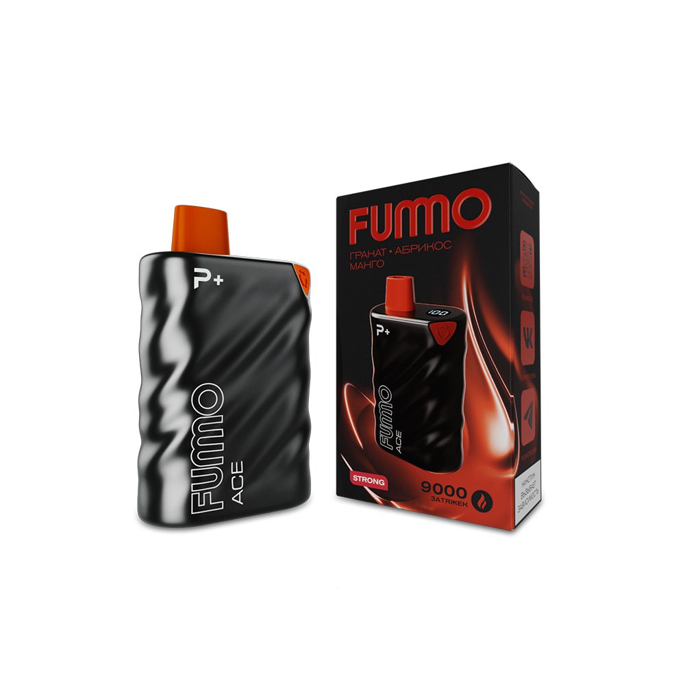 Fummo Ace 9000 (гранат/абрикос/манго) M