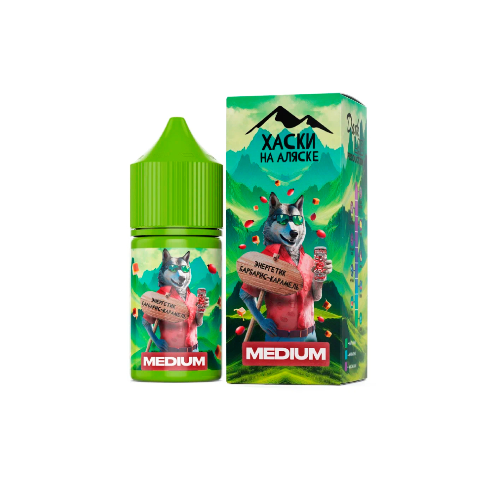 Хаски на аляске salt (энергетик/барбарис/карамель) 20mg M