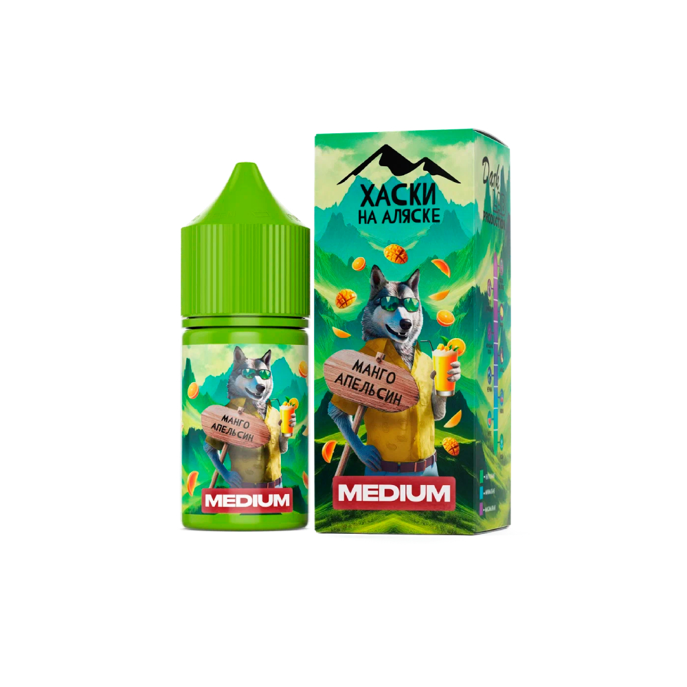 Хаски на аляске salt (манго/апельсин) 20mg M