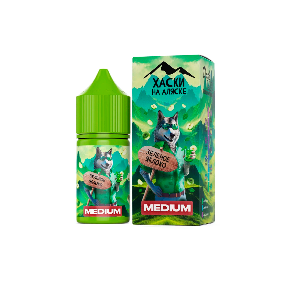 Хаски на аляске salt (зеленое яблоко) 20mg M