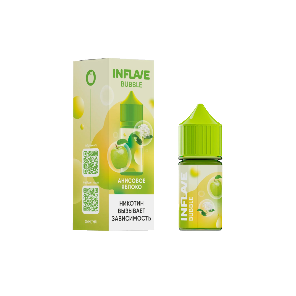 Inflave Bubble salt (анисовое яблоко) M