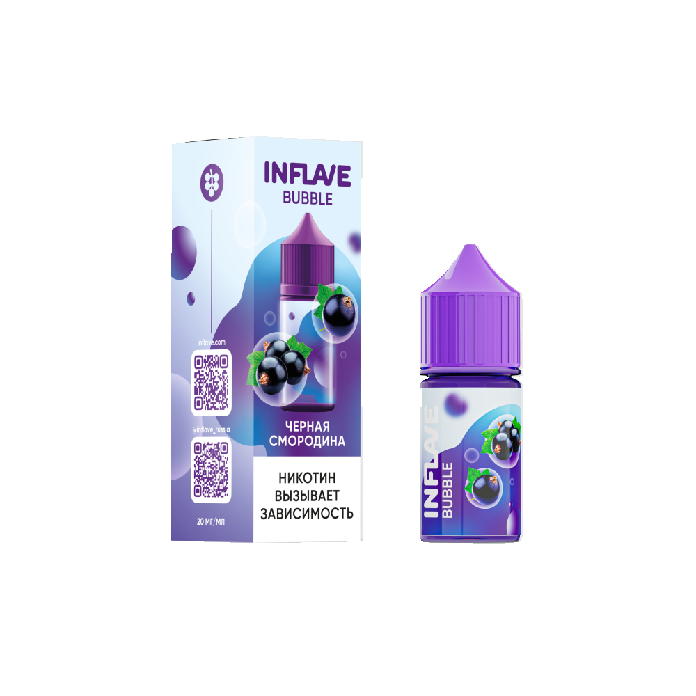 Inflave Bubble salt (черная смородина) M