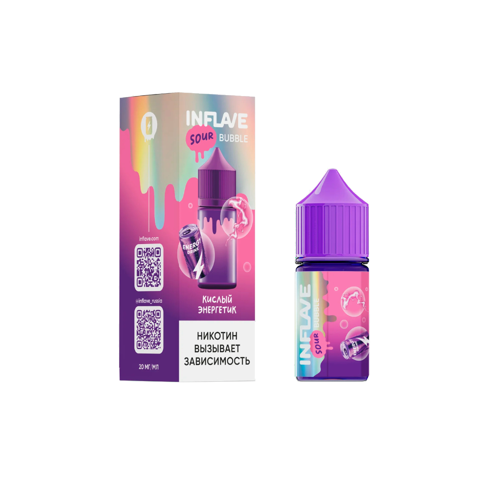 Inflave Bubble salt (кислый энергетик) 20mg M