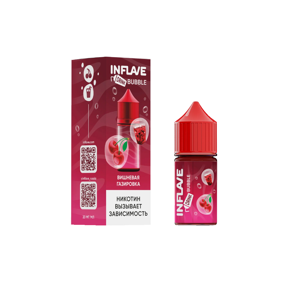 Inflave Bubble salt (клубника/вишня) M