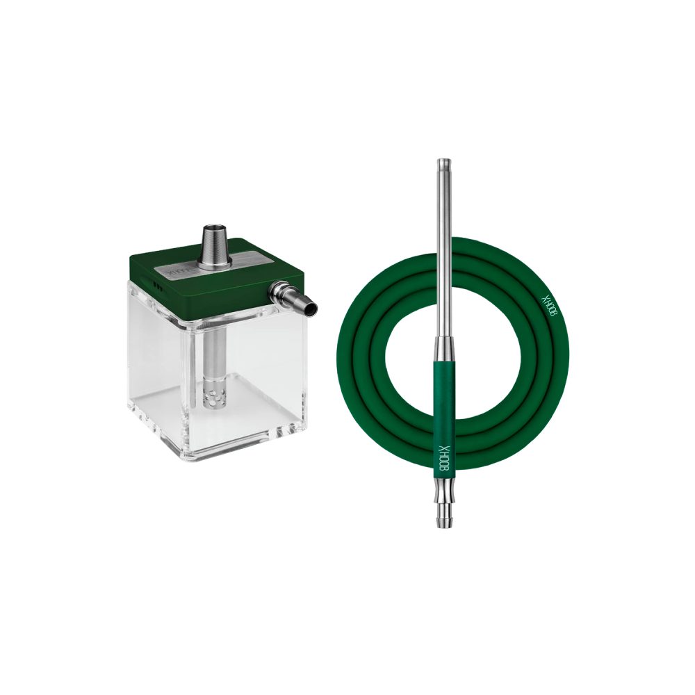 Кальян Hoob subAtom (british racing green/stainless steel)