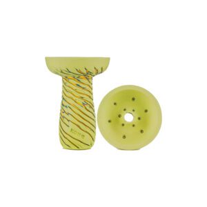 Kong Phunnel lava (white/green) чаша для кальяна