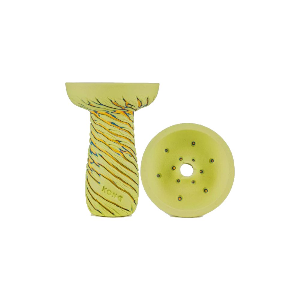 Kong Phunnel lava (white/green) чаша для кальяна