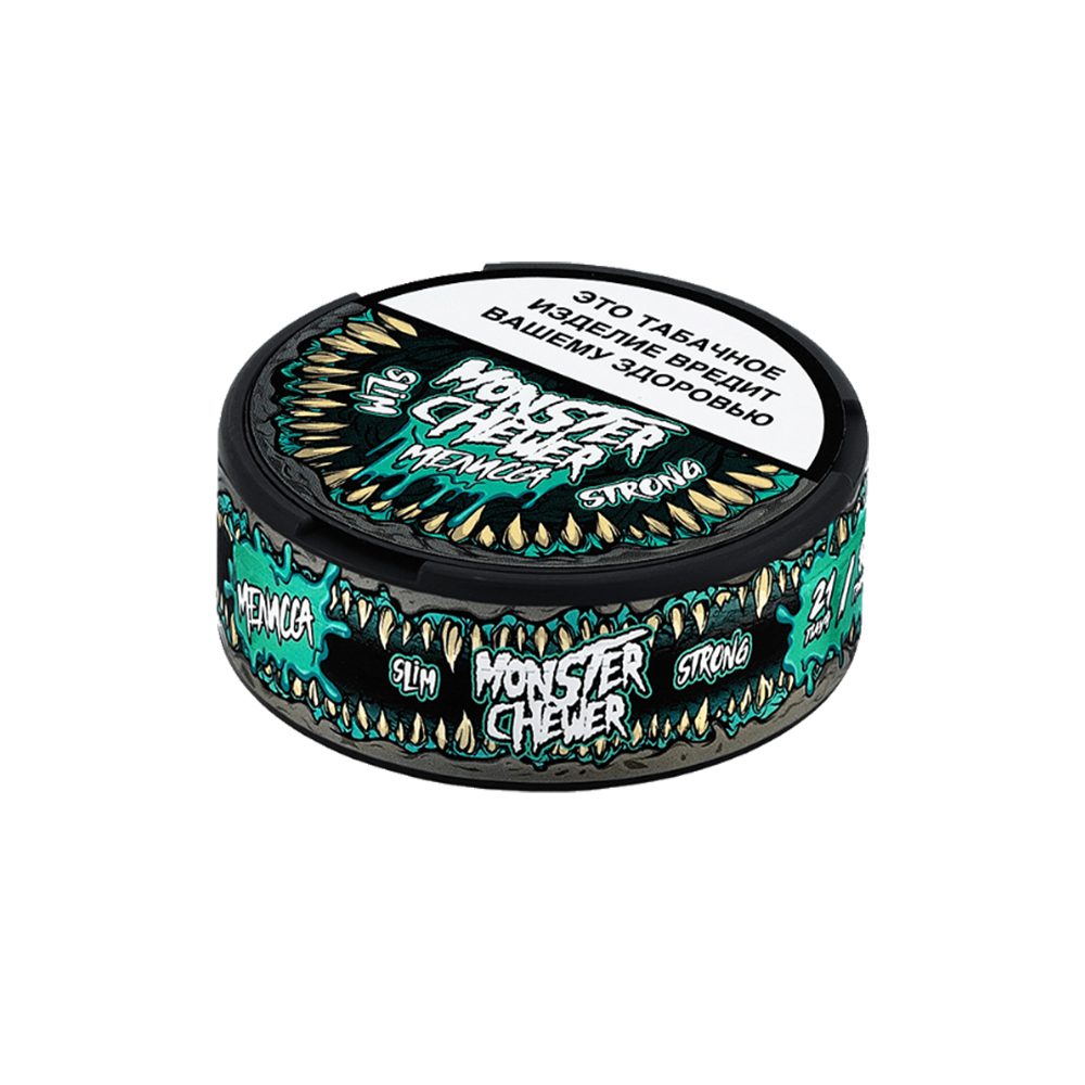 Жевательный табак Monster Chewer slim (мелисса) strong 9гр M