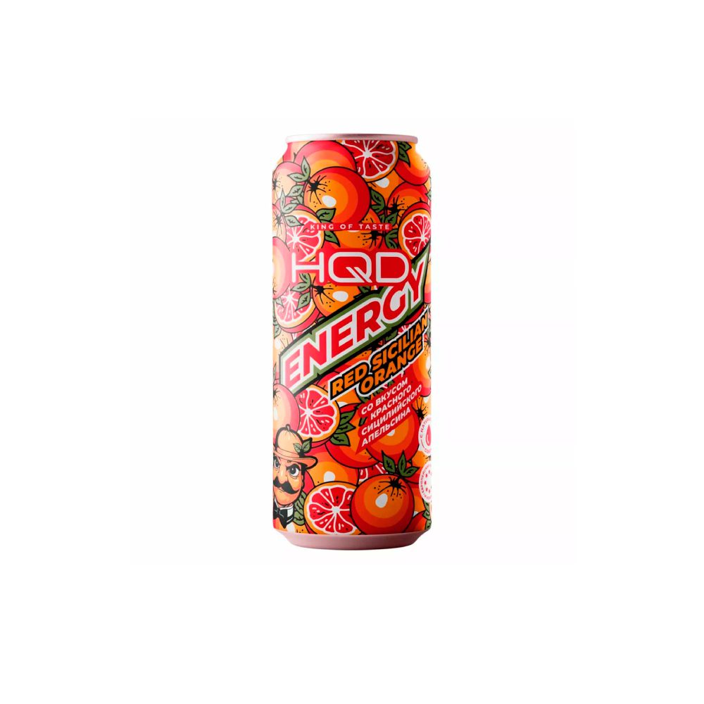 Напиток HQD (red sicilian orange) 0.45л