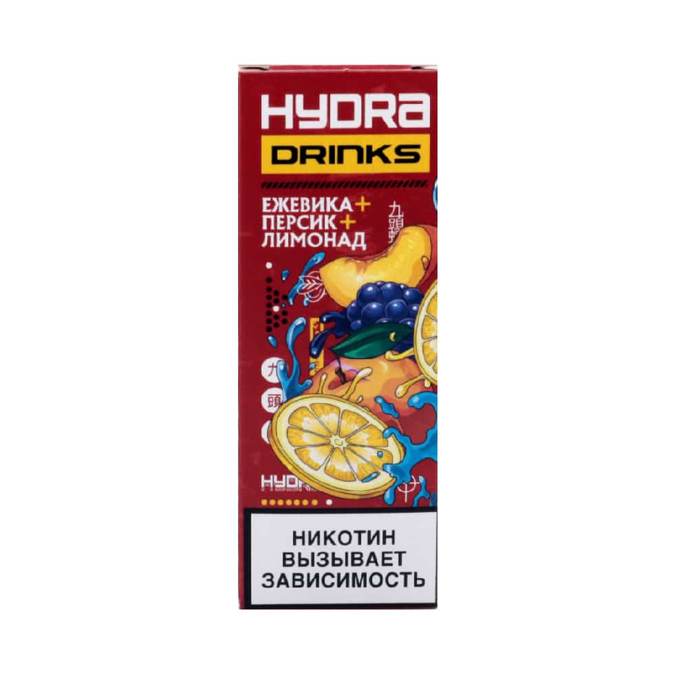 Hydra Drinks classic (ежевика/персик/лимонад) 12 mg M