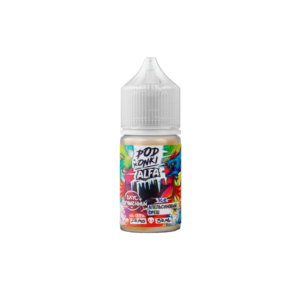 Podonki&Alfa Vape salt (апельсиновый фреш) 20 hard M