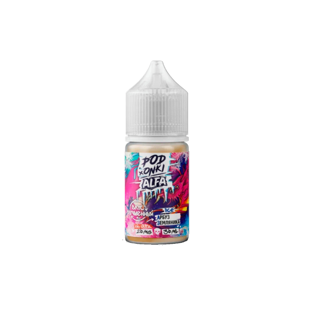 Podonki&Alfa Vape salt (арбуз/земляника) 20 hard M