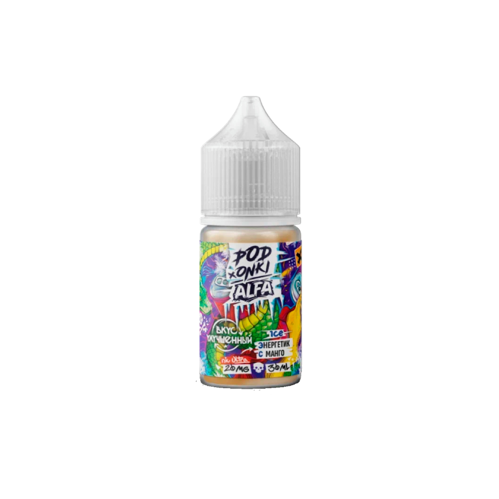 Podonki&Alfa Vape salt (энергетик/манго) 20 hard M