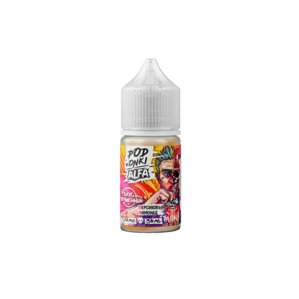 Podonki&Alfa Vape salt (персиковый лимонад) 20 hard M