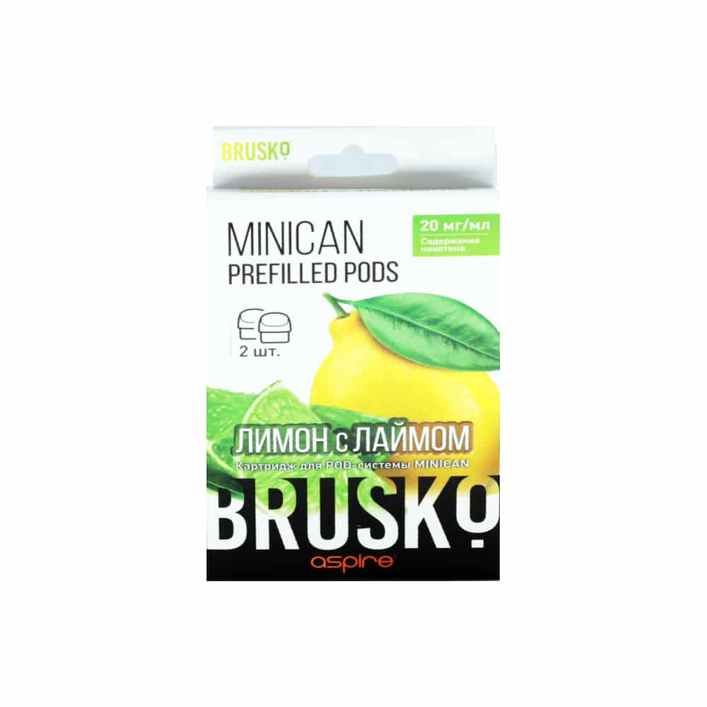 Картридж Brusko Minican (лимон с лаймом)