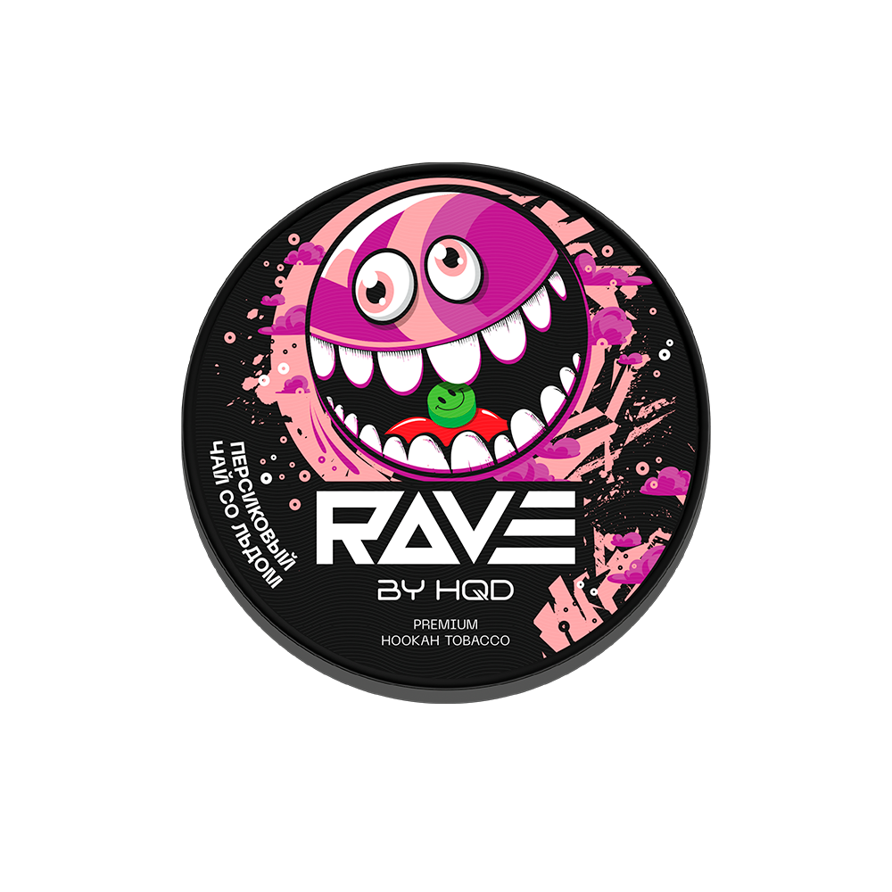 Rave by HQD 25гр (персиковый чай со льдом) табак для кальяна