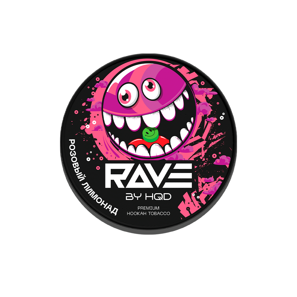 Rave by HQD 25гр (розовый лимонад) табак для кальяна