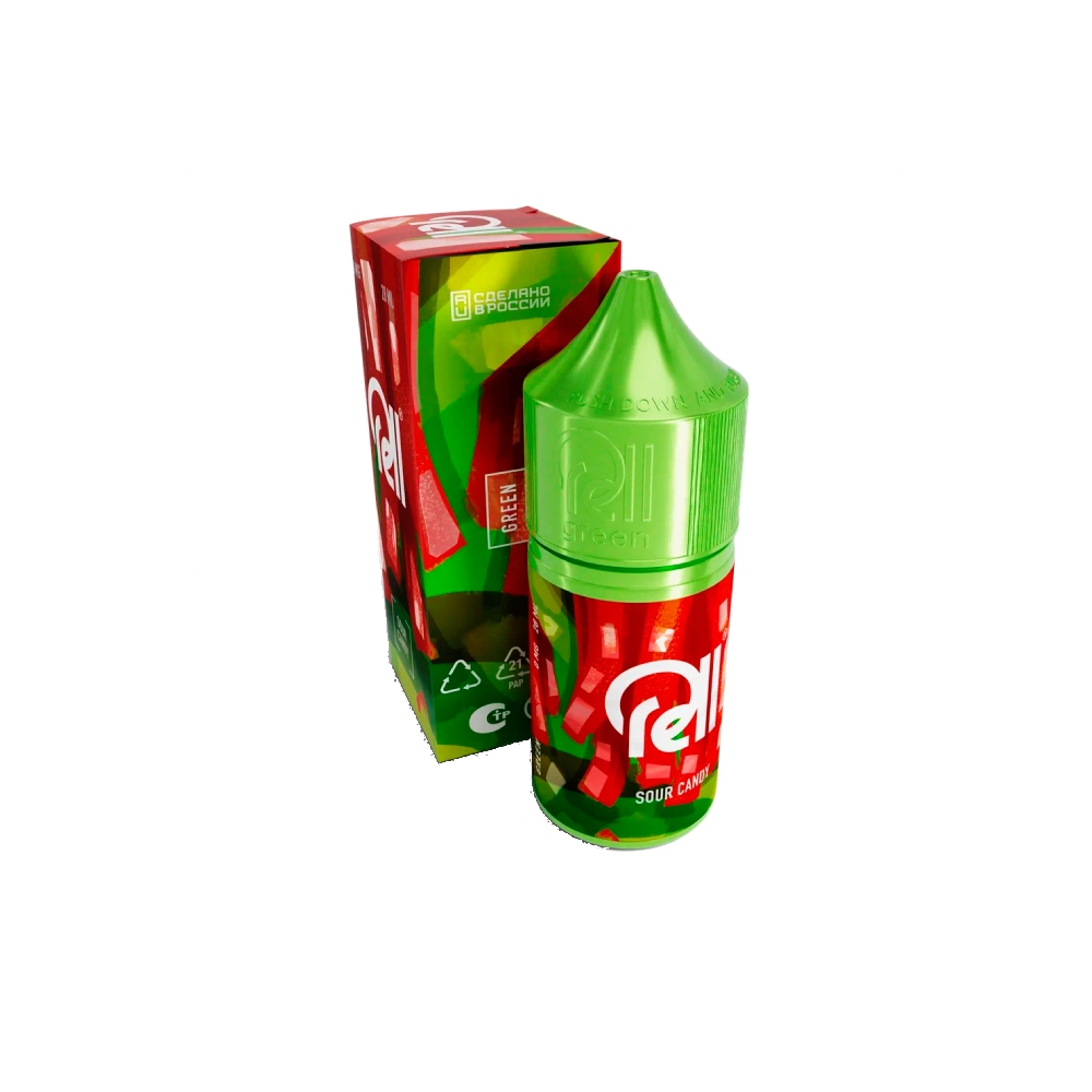 Rell Green (sour candy) 0mg M