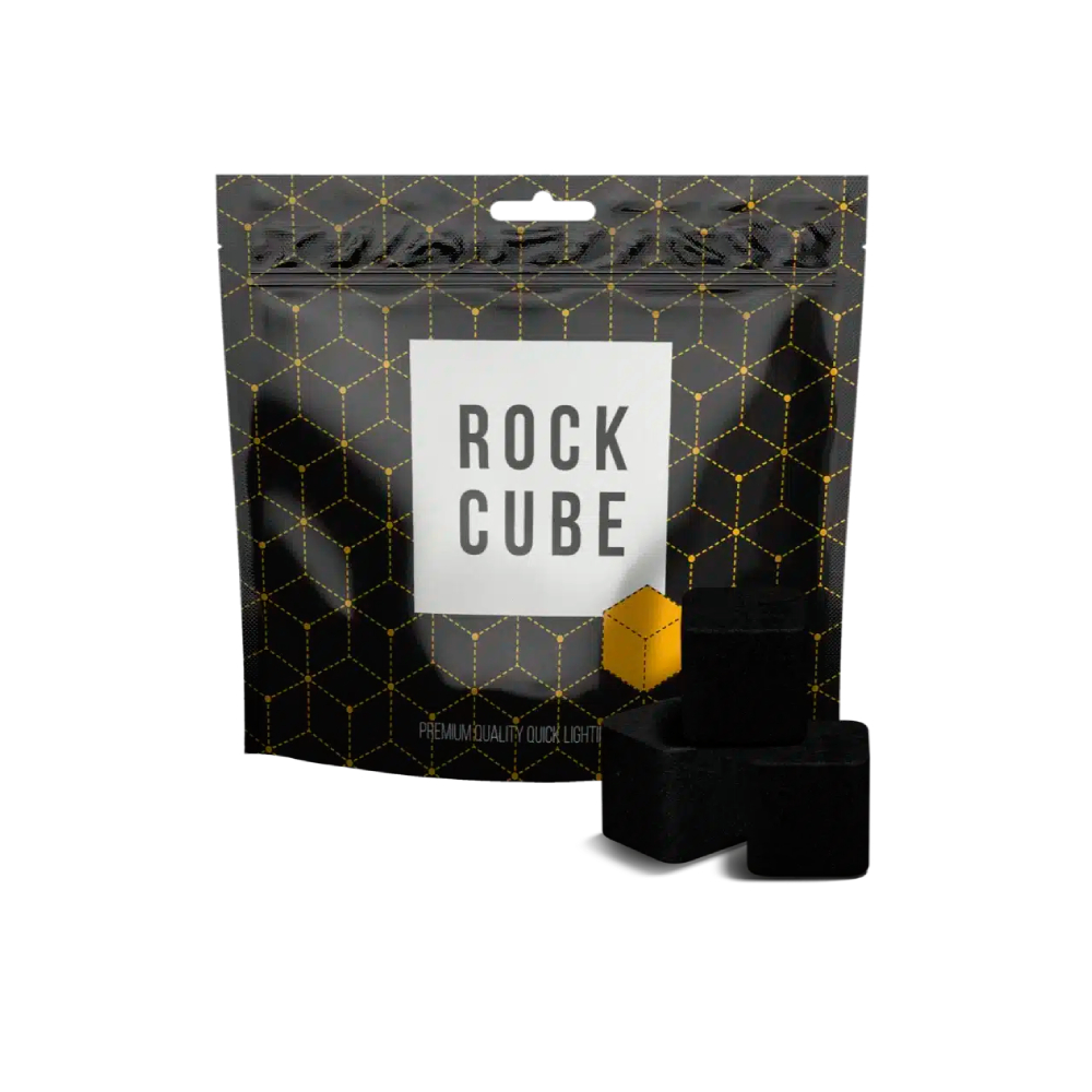 Rock cube 25мм/24шт уголь для кальяна
