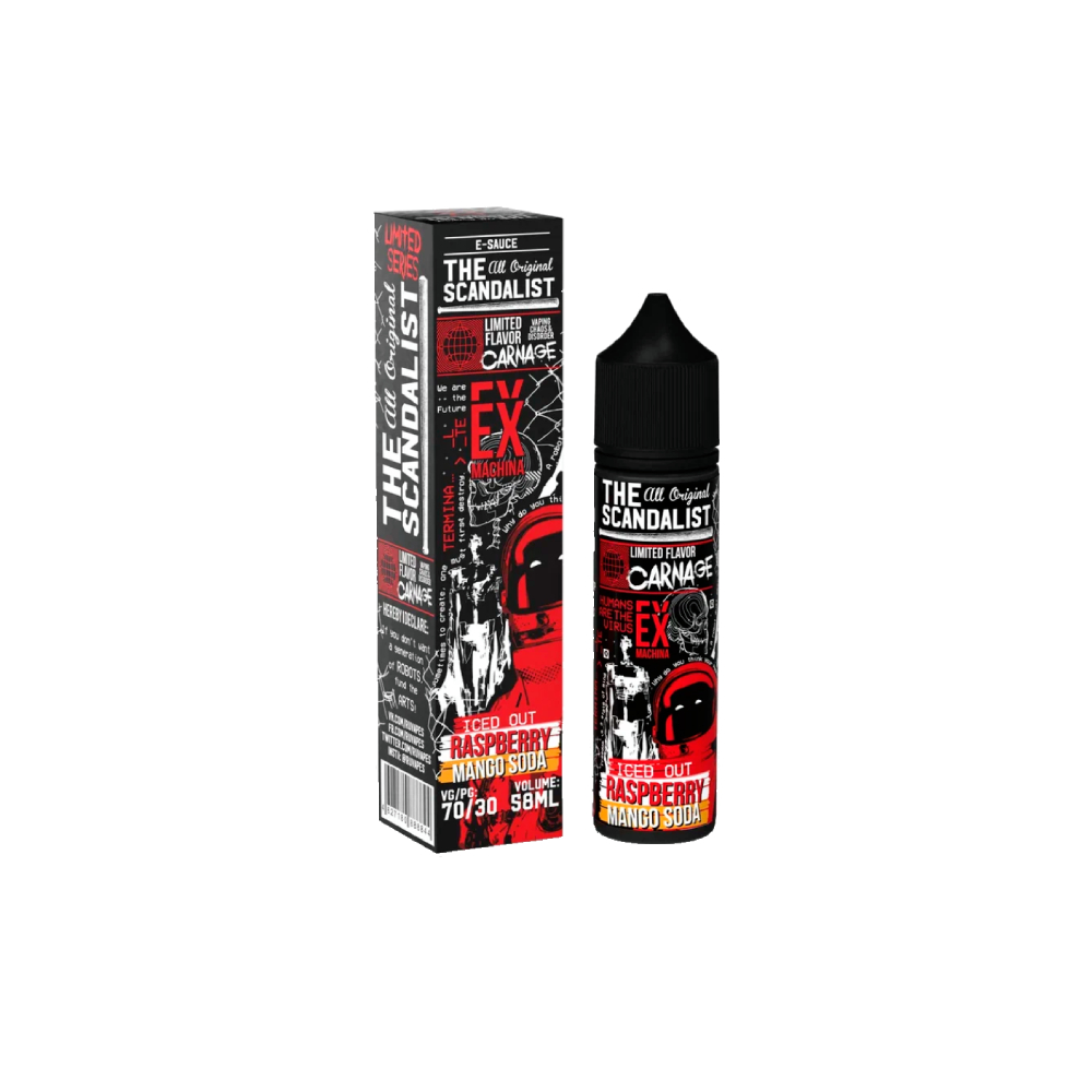 The Scandalist (iced out raspberry/mango soda) M