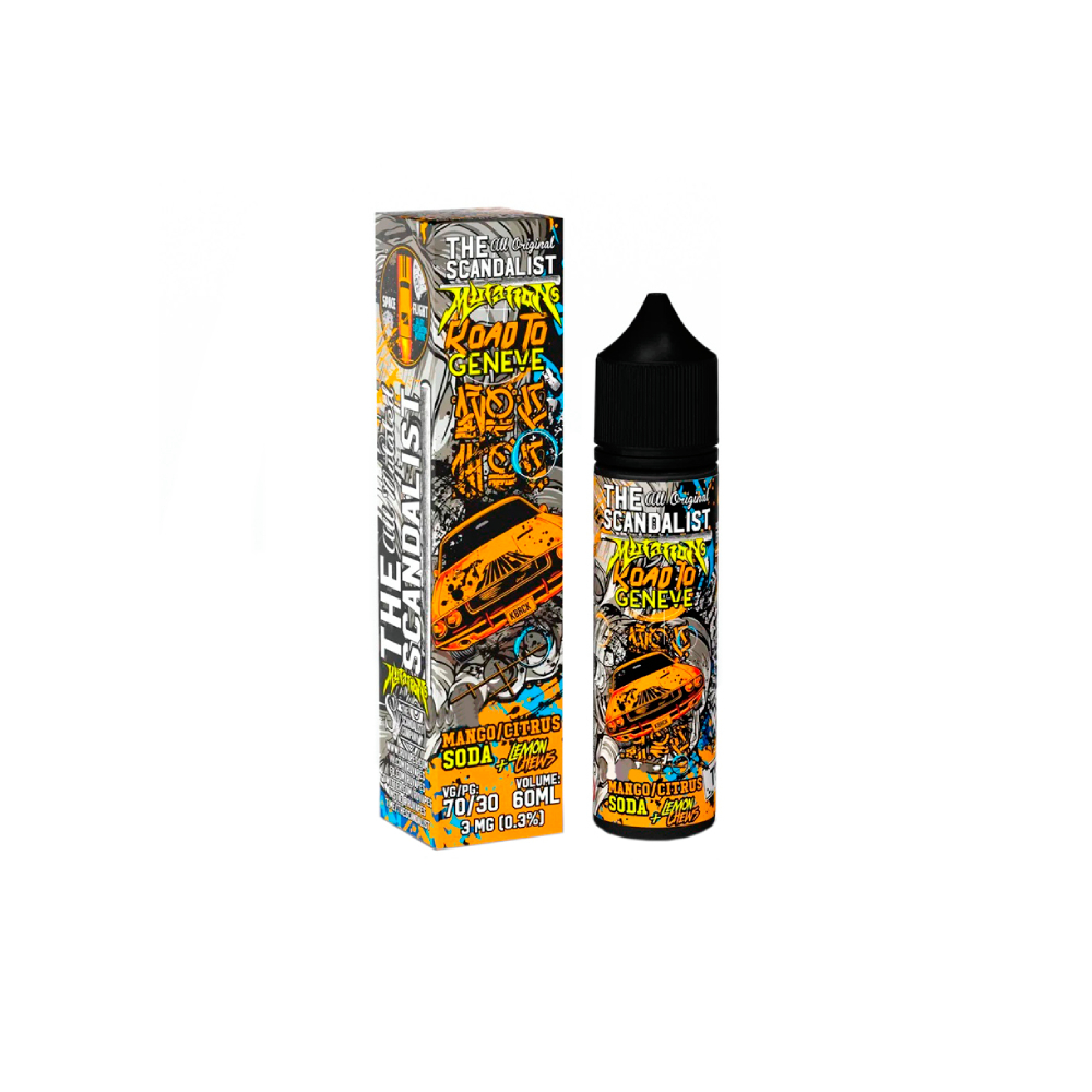 The Scandalist (ice mango/citrus soda/lemon chew) M