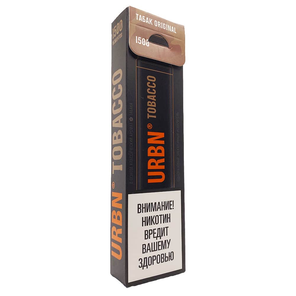 URBN Tobacco (табак original) одноразовая электронная сигарета