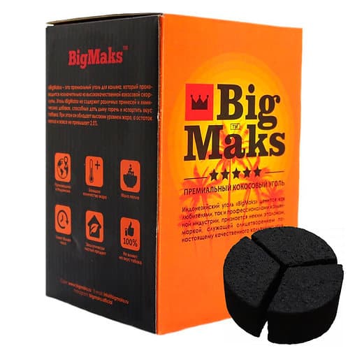 Big Maks Kalaud уголь для кальяна