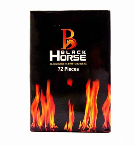 Black Horse 25мм/72шт уголь для кальяна