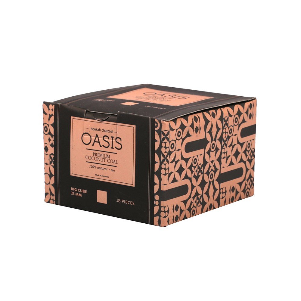 Oasis 25мм/18шт уголь для кальяна