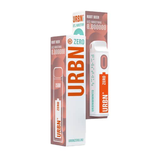 Urbn max zero (root beer) одноразовая электронная сигарета