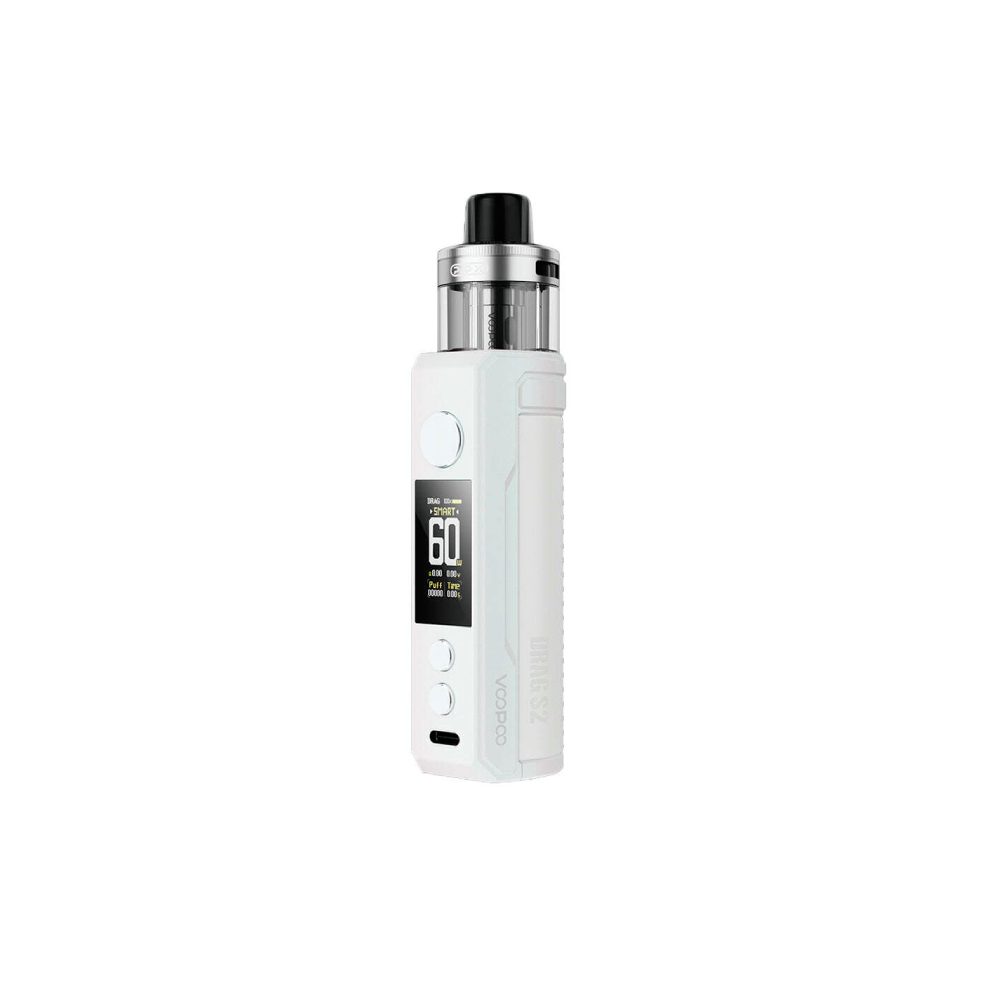 Voopoo Drag S2 (pearl white) электронная сигарета