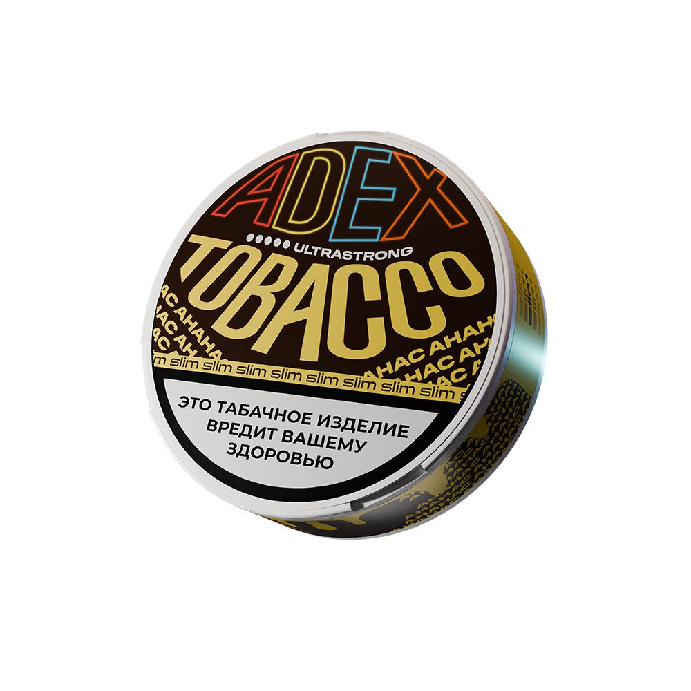 Жевательный табак Adex UltraStrong slim 9гр (ананас)